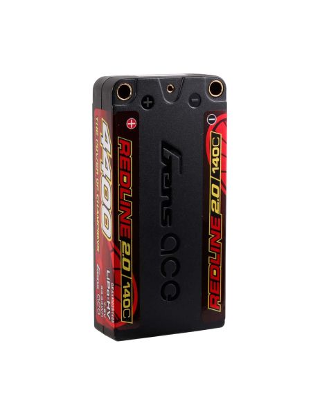 Accu GensAce Redline 2.0 Shorty 2S HV 7.6V-140C-4400 96x47x18.5mm 160g