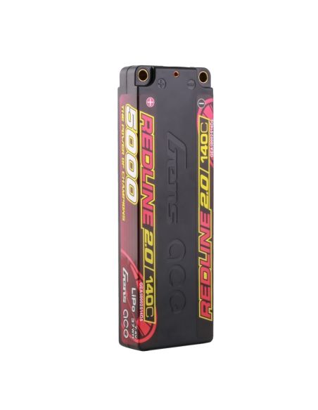 Accu GensAce Redline 2.0 Low Prof 2S HV 7.6V-140C-5000 139x47x18.5mm 224g