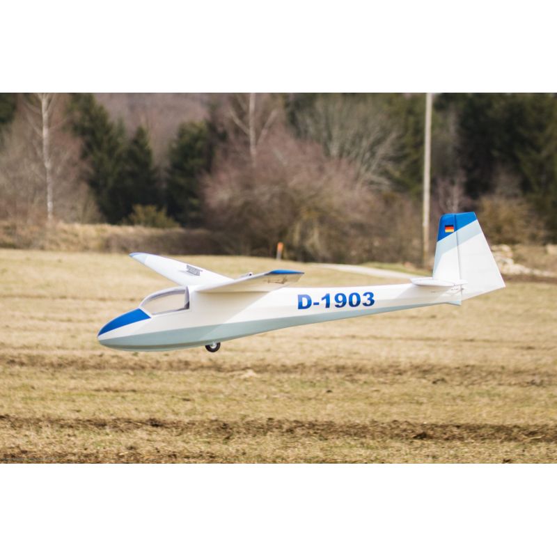 Planeur radiocommandé, Kit de modèle réduit de planeur Ka 8 radiocommandé
