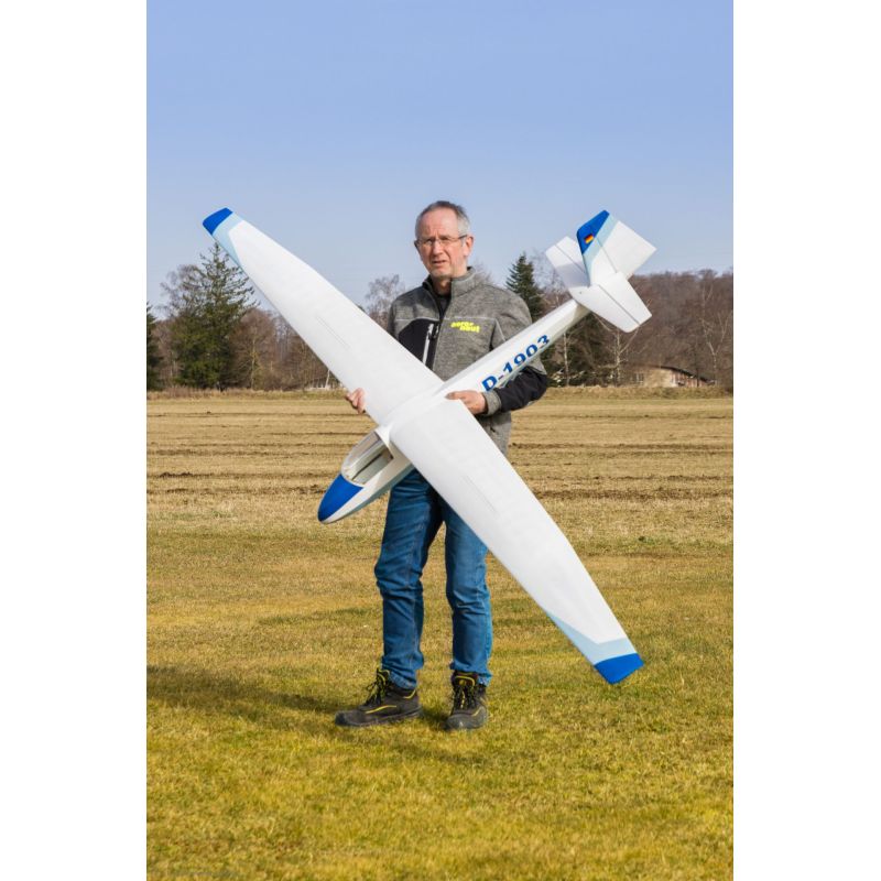Planeur radiocommandé, Kit de modèle réduit de planeur Ka 8 radiocommandé