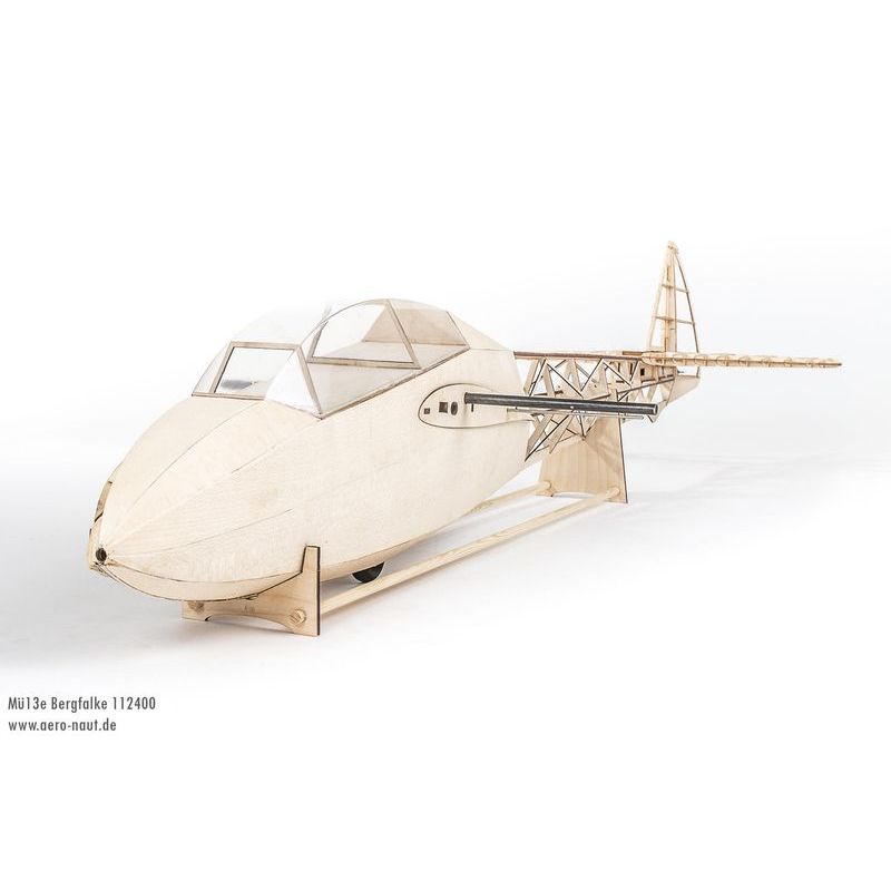 Planeur radiocommandé, planeur rc, Kit de modèle réduit radiocommandé Mü13e (Bergfalke)