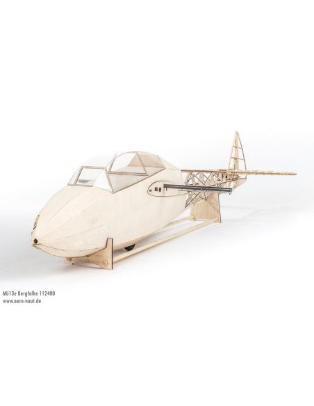 Planeur radiocommandé, planeur rc, Kit de modèle réduit radiocommandé Mü13e (Bergfalke)