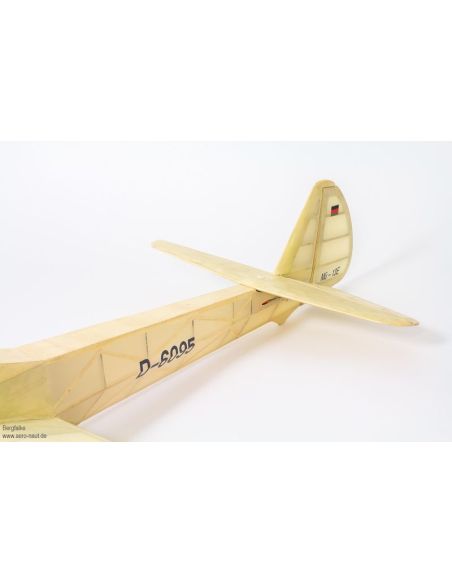 Planeur radiocommandé, planeur rc, Kit de modèle réduit radiocommandé Mü13e (Bergfalke)