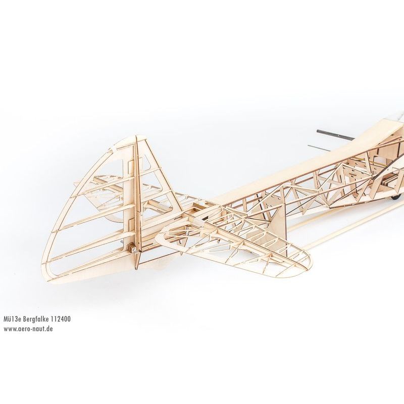 Planeur radiocommandé, planeur rc, Kit de modèle réduit radiocommandé Mü13e (Bergfalke)