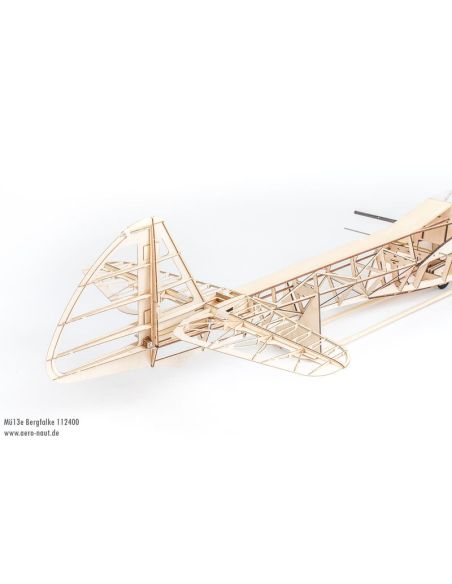 Planeur radiocommandé, planeur rc, Kit de modèle réduit radiocommandé Mü13e (Bergfalke)