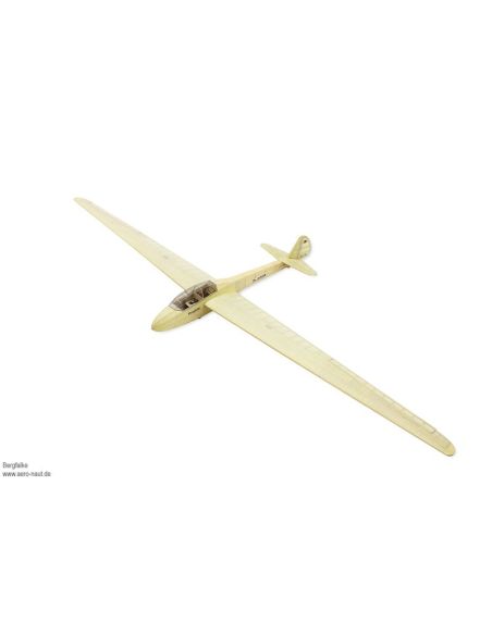 Planeur radiocommandé, planeur rc, Kit de modèle réduit radiocommandé Mü13e (Bergfalke)