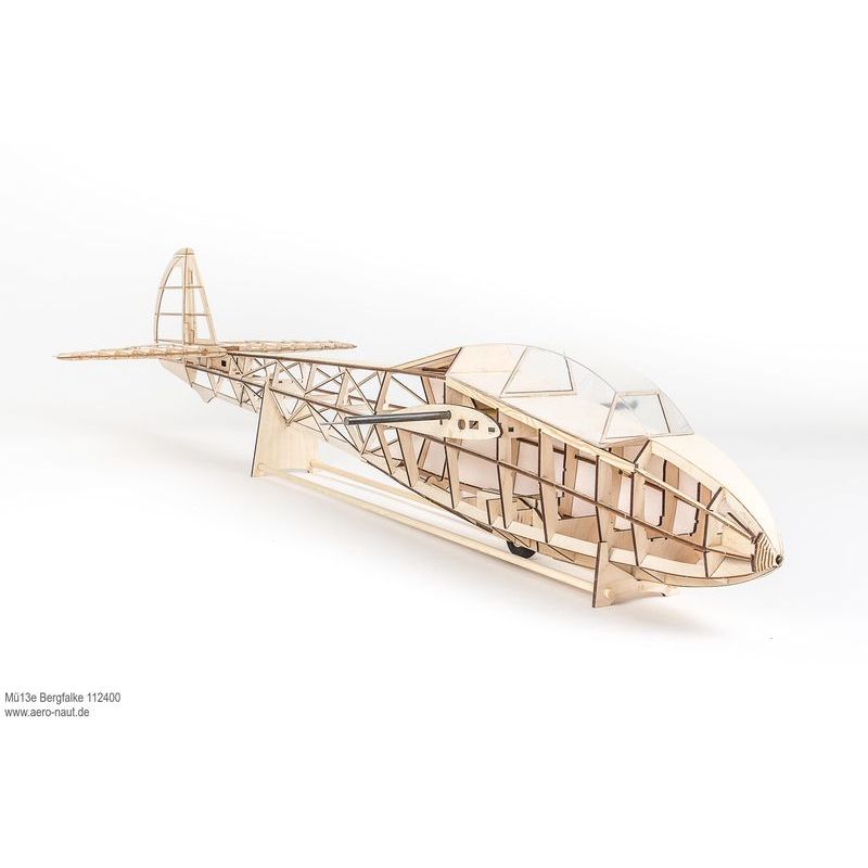 Planeur radiocommandé, planeur rc, Kit de modèle réduit radiocommandé Mü13e (Bergfalke)