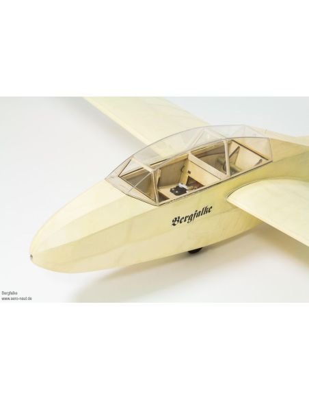 Planeur radiocommandé, planeur rc, Kit de modèle réduit radiocommandé Mü13e (Bergfalke)