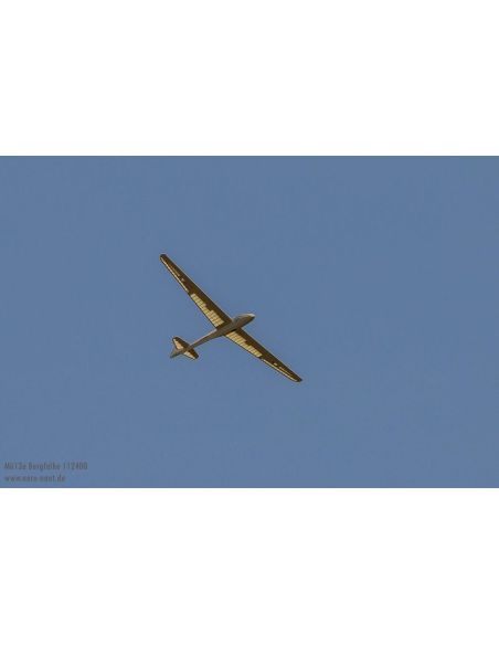 Planeur radiocommandé, planeur rc, Kit de modèle réduit radiocommandé Mü13e (Bergfalke)