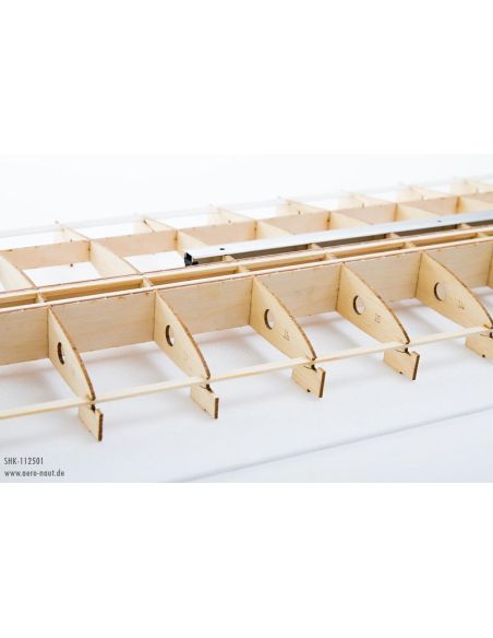 Planeur rc, radiocommandé, Kit de modèle réduit radiocommandé SHK-m.Surfaces nervurées