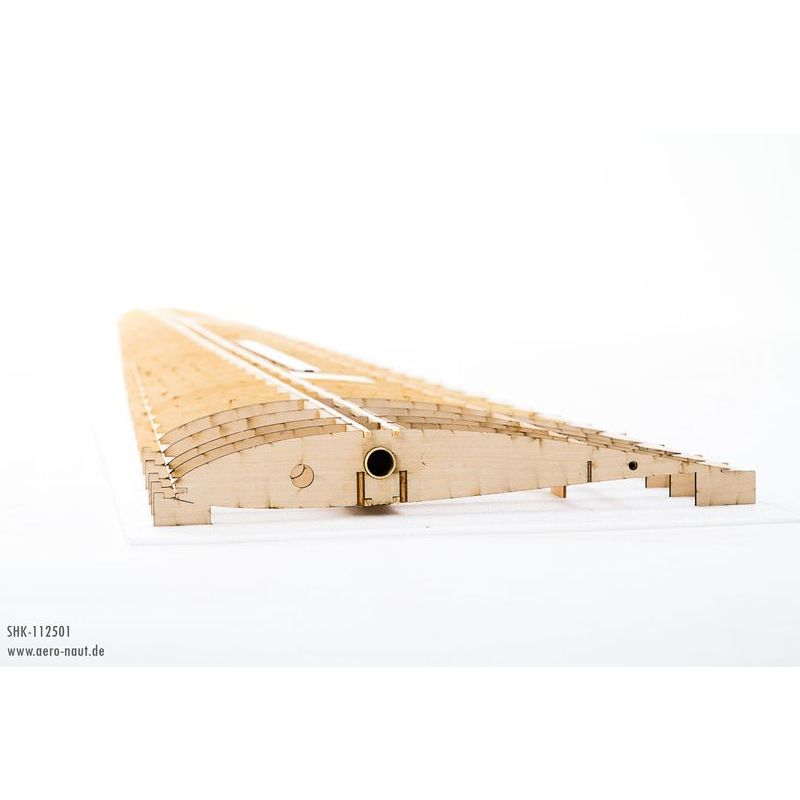 Planeur rc, radiocommandé, Kit de modèle réduit radiocommandé SHK-m.Surfaces nervurées