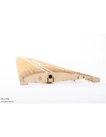 Planeur rc, radiocommandé, Kit de modèle réduit radiocommandé SHK-m.Surfaces nervurées