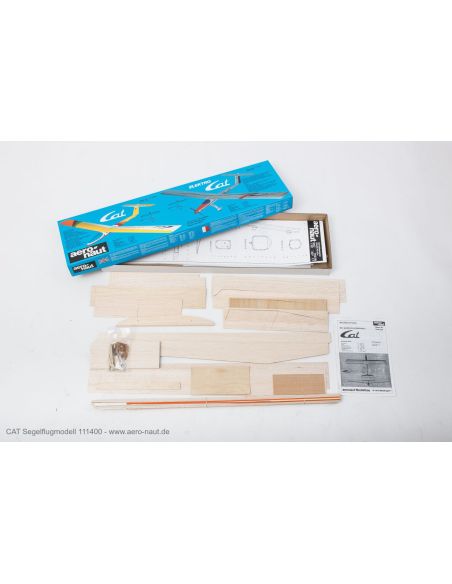 Planeur rc, Kit de modèle réduit radiocommandé CAT Retro Glider