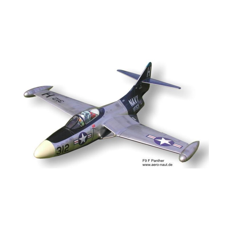 Avion rc, Kit de maquette radiocommandée Panther F9F pour train d'atterrissage