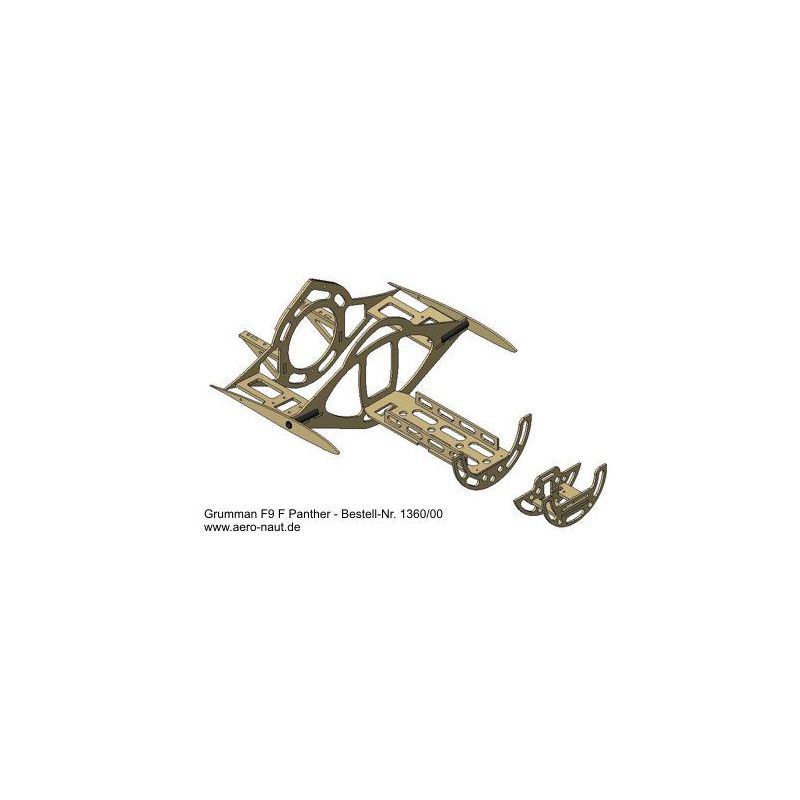 Avion rc, Kit de maquette radiocommandée Panther F9F pour train d'atterrissage