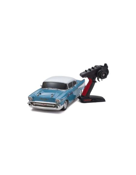 Voiture rc, Kyosho Fazer FZ02 (L) Chevy BelAir Coupe 1957 Turquoise 1:10 Readyset