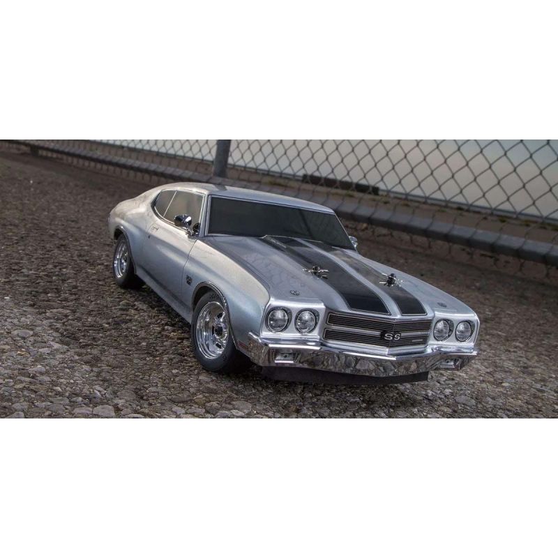 Voiture rc piste Kyosho Fazer FZ02 (L) Chevy Chevelle SS454 1970 Silver1:10 Readyset