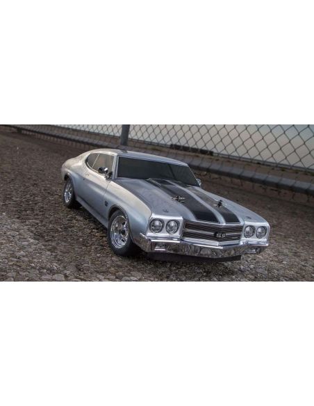 Voiture rc piste Kyosho Fazer FZ02 (L) Chevy Chevelle SS454 1970 Silver1:10 Readyset