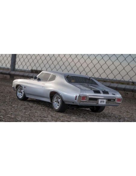 Voiture rc piste Kyosho Fazer FZ02 (L) Chevy Chevelle SS454 1970 Silver1:10 Readyset