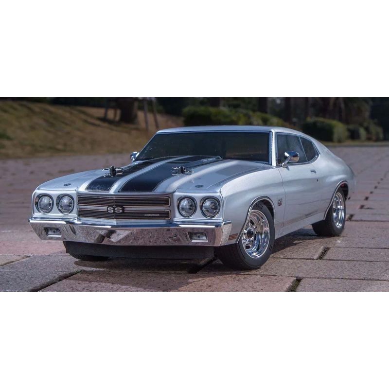 Voiture rc piste Kyosho Fazer FZ02 (L) Chevy Chevelle SS454 1970 Silver1:10 Readyset