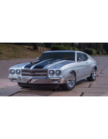 Voiture rc piste Kyosho Fazer FZ02 (L) Chevy Chevelle SS454 1970 Silver1:10 Readyset