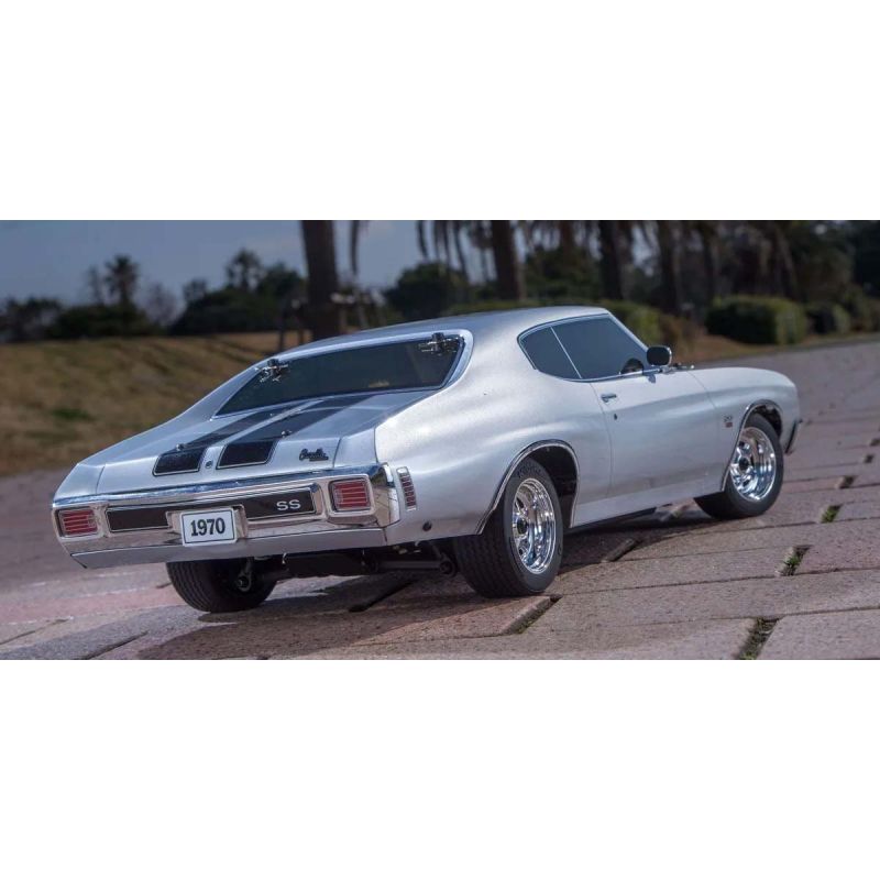 Voiture rc piste Kyosho Fazer FZ02 (L) Chevy Chevelle SS454 1970 Silver1:10 Readyset