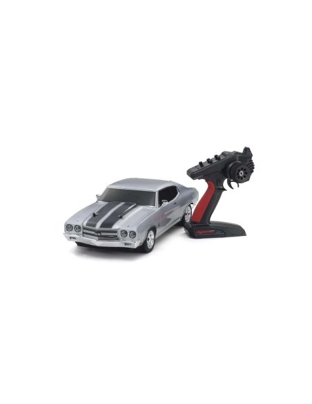 Voiture rc piste Kyosho Fazer FZ02 (L) Chevy Chevelle SS454 1970 Silver1:10 Readyset