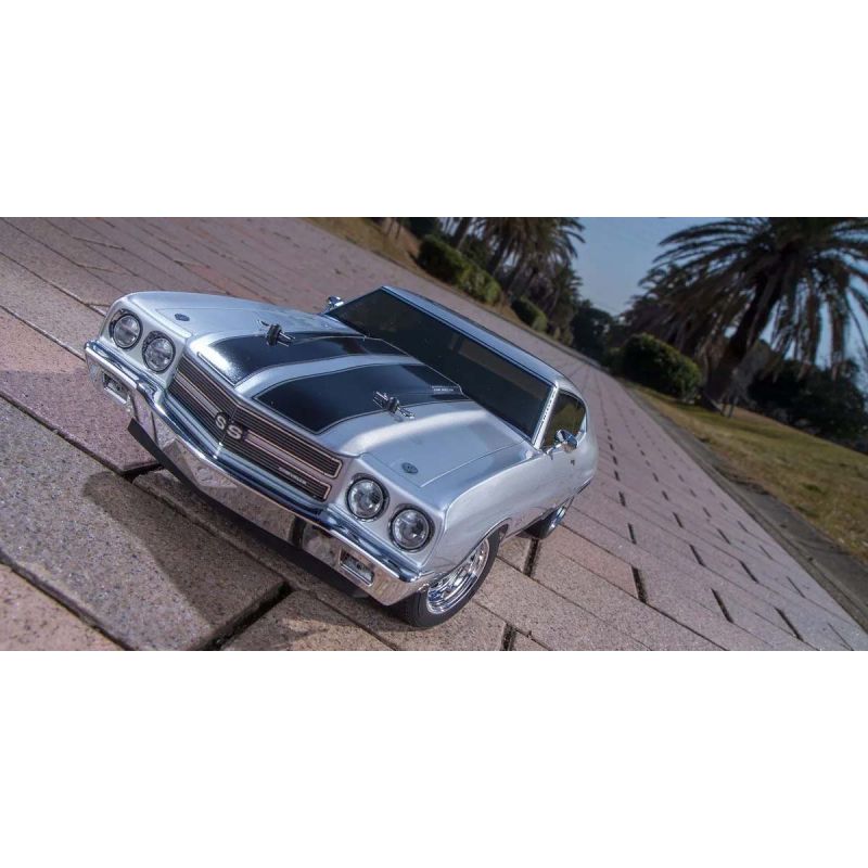 Voiture rc piste Kyosho Fazer FZ02 (L) Chevy Chevelle SS454 1970 Silver1:10 Readyset