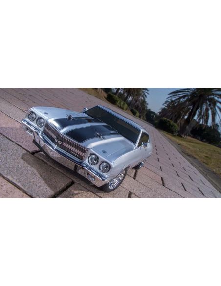Voiture rc piste Kyosho Fazer FZ02 (L) Chevy Chevelle SS454 1970 Silver1:10 Readyset
