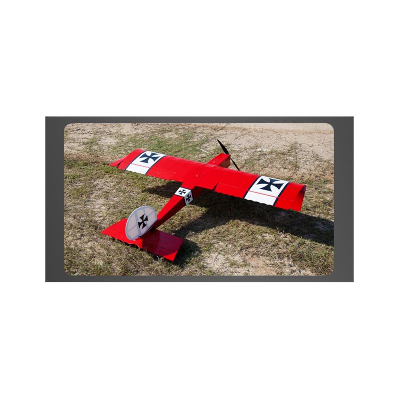 Avion RC OMPHOBBY Fun Stick Balsa rouge avion 1.65m ARF