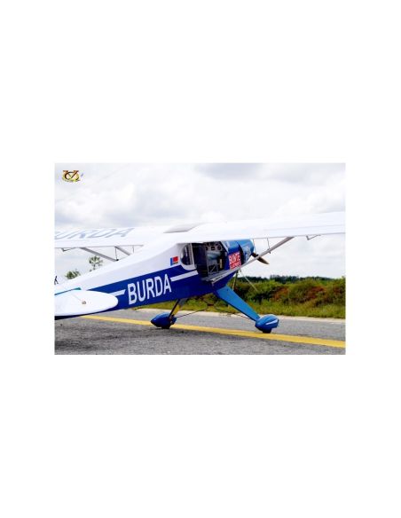 Avion rc, Avion VQ Model Super Cub 30cc size ( wingspan 2.75 meters ) Burda version