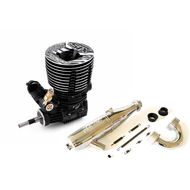 Moteur thermique modelisme Combo Picco SIX Buggy .21 + Ligne Racing 2135 Inline