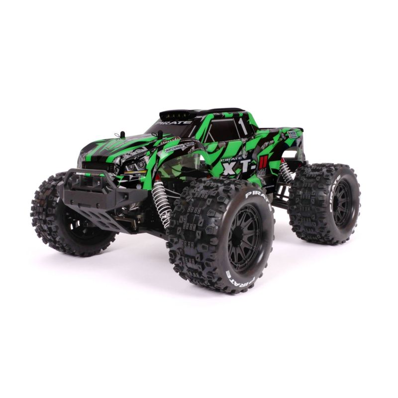 Voiture RC, radiocommandée, Pirate XT-II vert 1/10