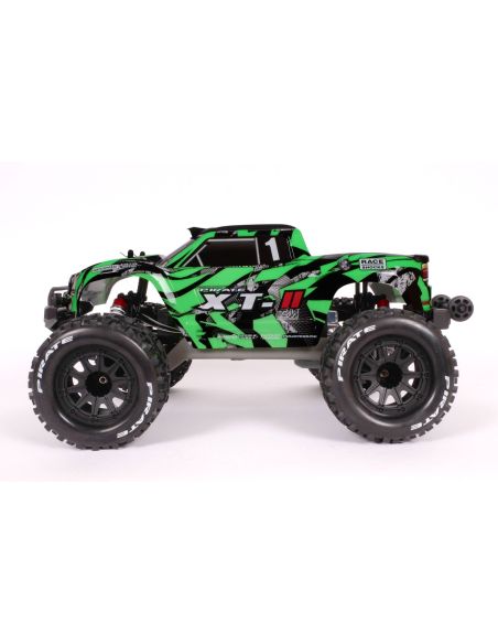 Voiture RC, radiocommandée, Pirate XT-II vert 1/10