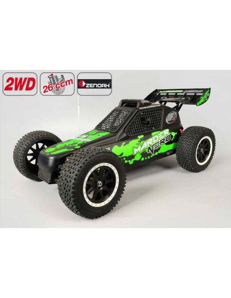 Voiture Rc, radiocommandée, Marder Nero vert Zenoah 1/6