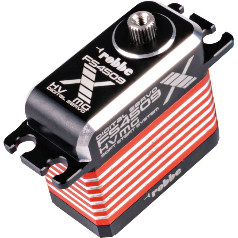 servos moteur Robbe Modellsport FS 4509X HV MG Servo numérique Moteur sans balais