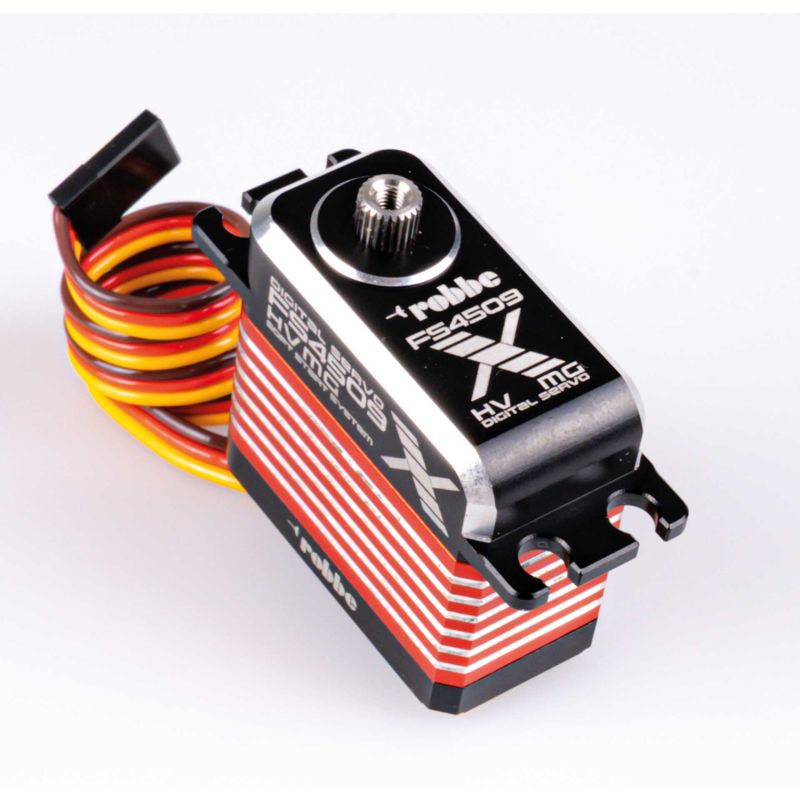 servos moteur Robbe Modellsport FS 4509X HV MG Servo numérique Moteur sans balais