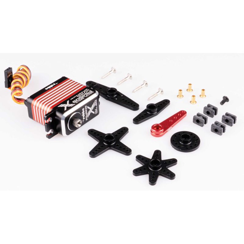 servos moteur Robbe Modellsport FS 4509X HV MG Servo numérique Moteur sans balais