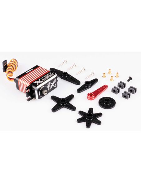 servos moteur Robbe Modellsport FS 4509X HV MG Servo numérique Moteur sans balais