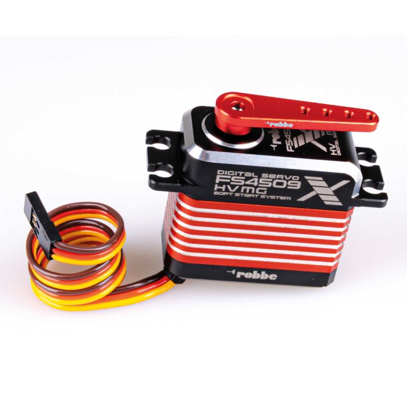 servos moteur Robbe Modellsport FS 4509X HV MG Servo numérique Moteur sans balais