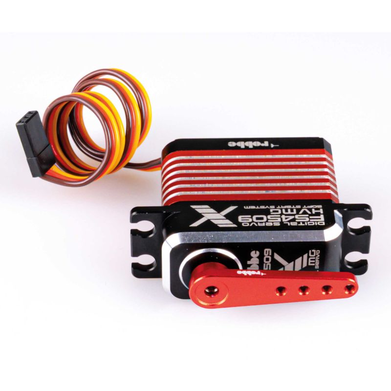 servos moteur Robbe Modellsport FS 4509X HV MG Servo numérique Moteur sans balais