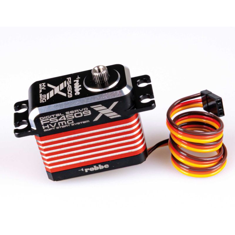 servos moteur Robbe Modellsport FS 4509X HV MG Servo numérique Moteur sans balais