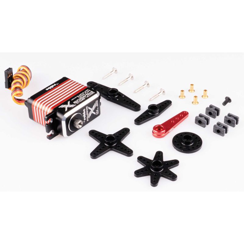 servos moteur Robbe Modellsport FS 4509X HV MG Servo numérique Moteur sans balais