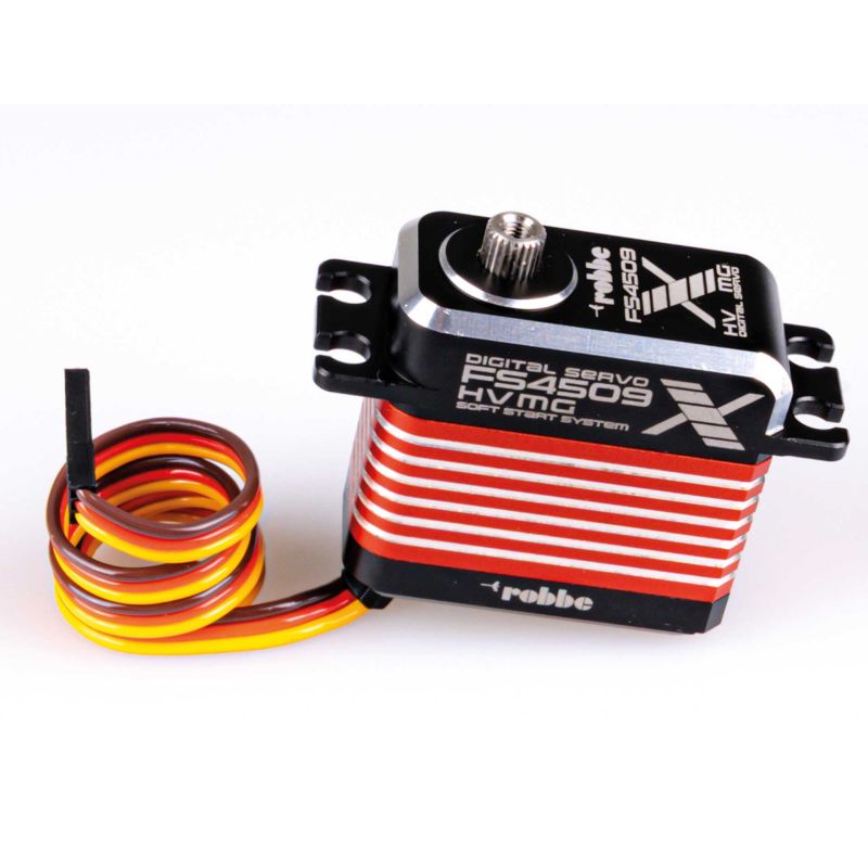 servos moteur Robbe Modellsport FS 4509X HV MG Servo numérique Moteur sans balais