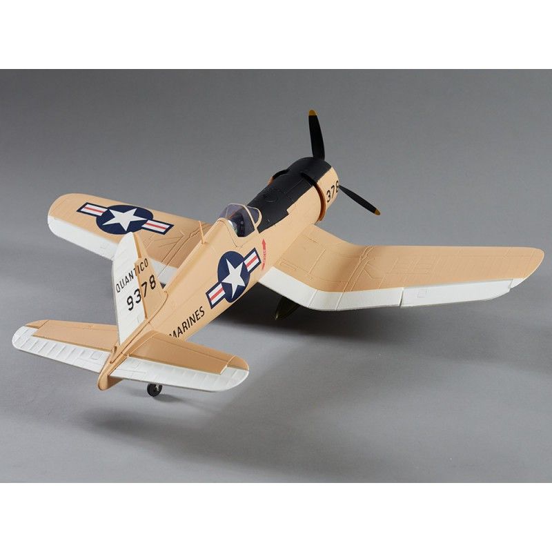 Avion radiocommandé 750mm F4U Corsair Warbird PNP kit - Yellow