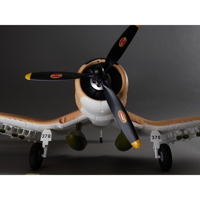 Avion radiocommandé 750mm F4U Corsair Warbird PNP kit - Yellow