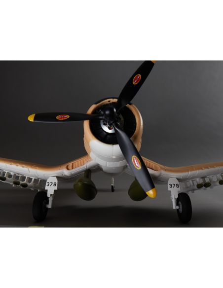 Avion radiocommandé 750mm F4U Corsair Warbird PNP kit - Yellow