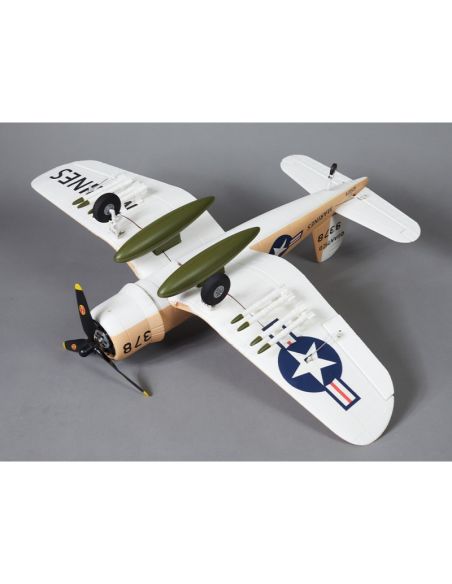 Avion radiocommandé 750mm F4U Corsair Warbird PNP kit - Yellow