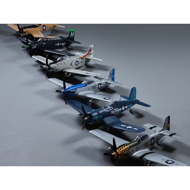 Avion radiocommandé 750mm F4U Corsair Warbird PNP kit - Yellow
