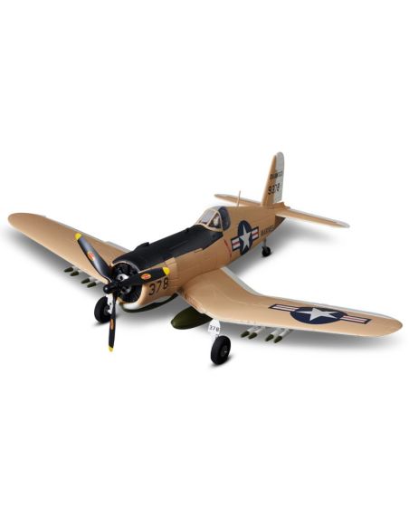 Avion radiocommandé 750mm F4U Corsair Warbird PNP kit - Yellow